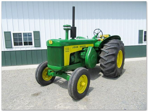 John Deere classic tractor